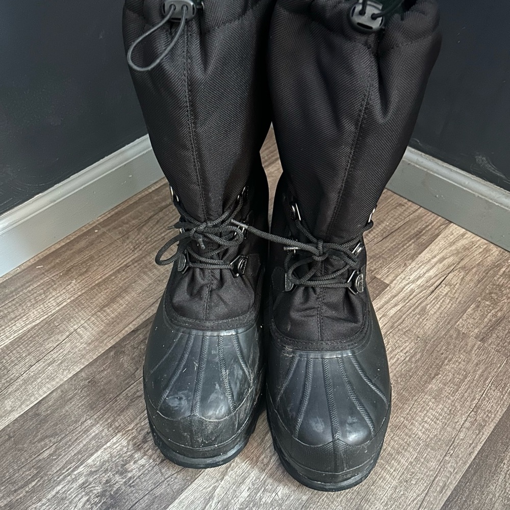 Sorel Black Glacier XL Winter Boots - Picture 3 of 8